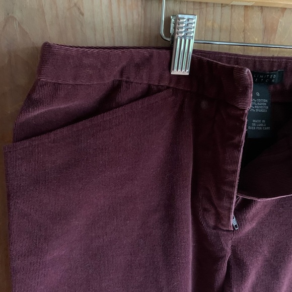 The Limited burgundy corduroy pants - Picture 3 of 3
